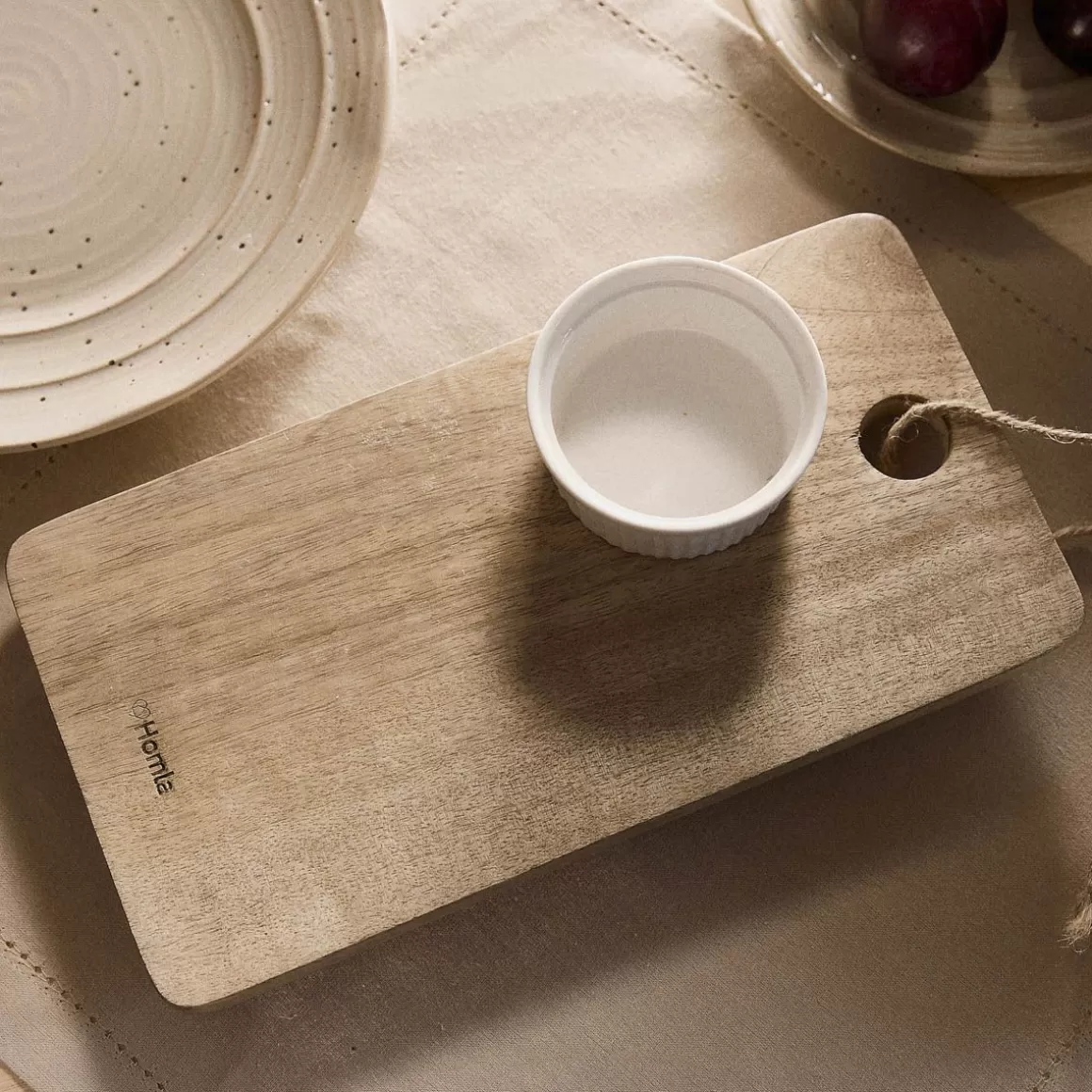 HOMLA Deska Urban Mango Drewniana Na Nozkach 30X15,5 Cm