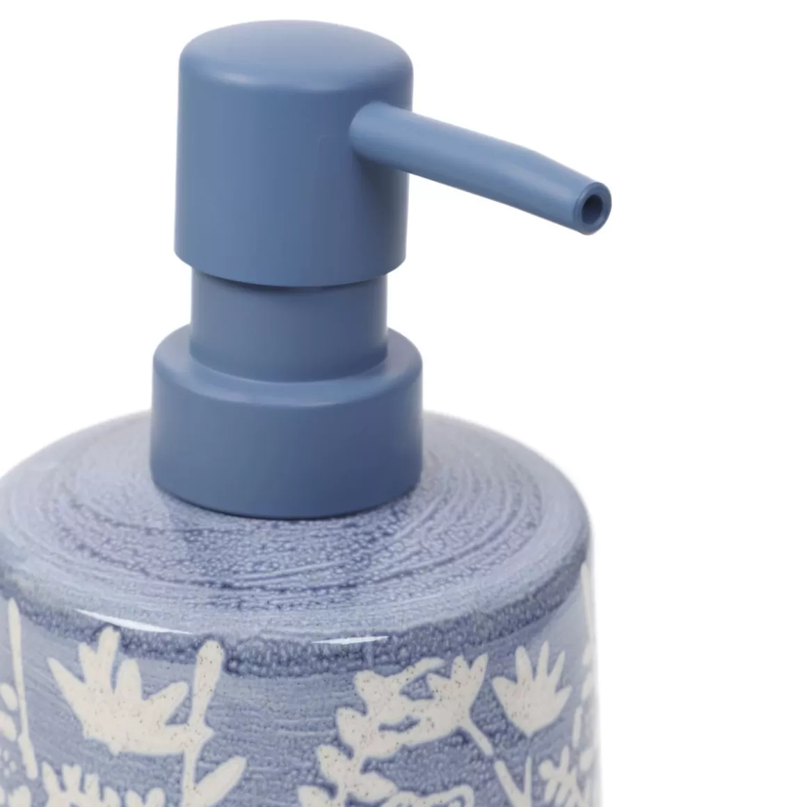 dozownik_mirabel_niebieski_we_wzory_xx_cm_3.webp HOMLA Dozownik Mirabel Niebieski We Wzory 8.5X8.5X17 Cm