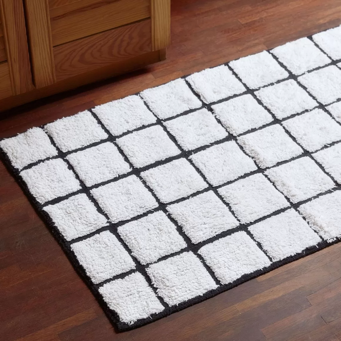 HOMLA Dywanik Dina Czarno Bezowy 50X80 Cm