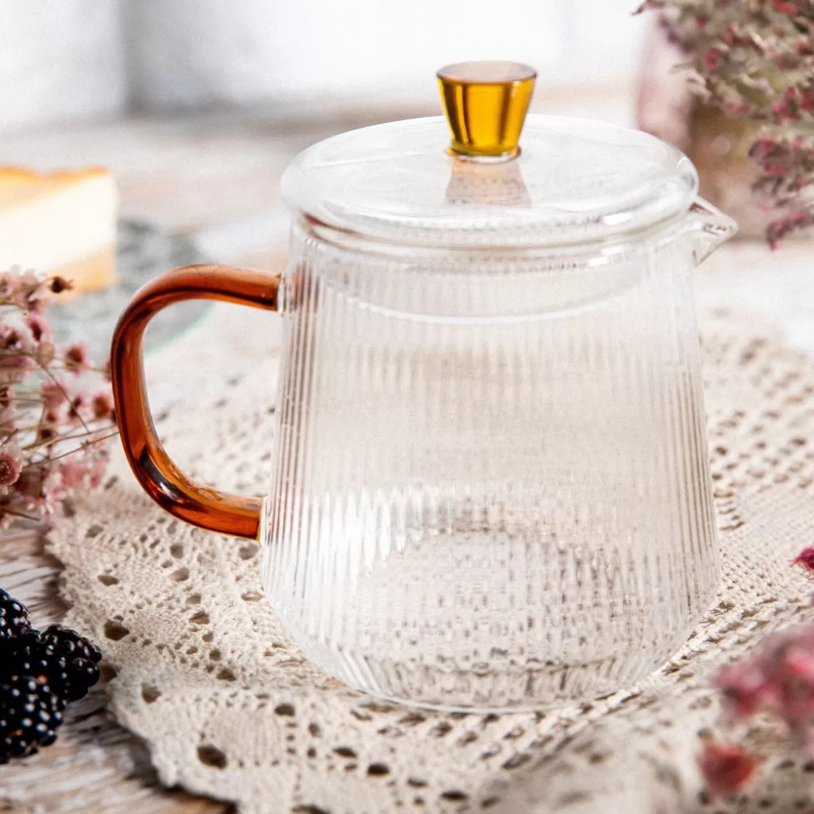 HOMLA Dzbanek Mabelle Z Bursztynowym Elementem 0,5 L