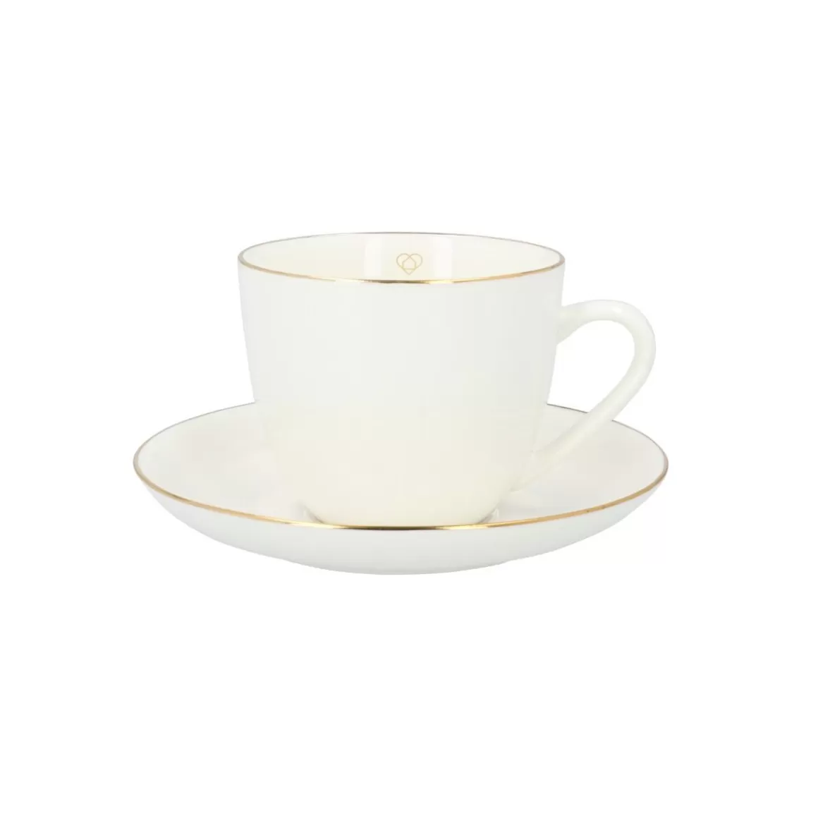 HOMLA Filizanka Auro Z Podstawka Ze Zlota Obwodka 0,21 L