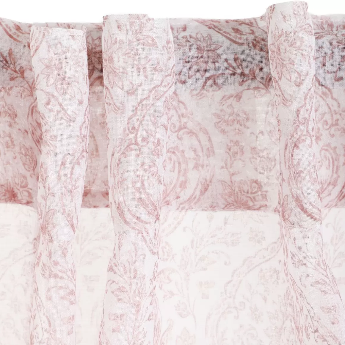 HOMLA Firanka Malica W Drobny Bordowy Wzor 140X250 Cm