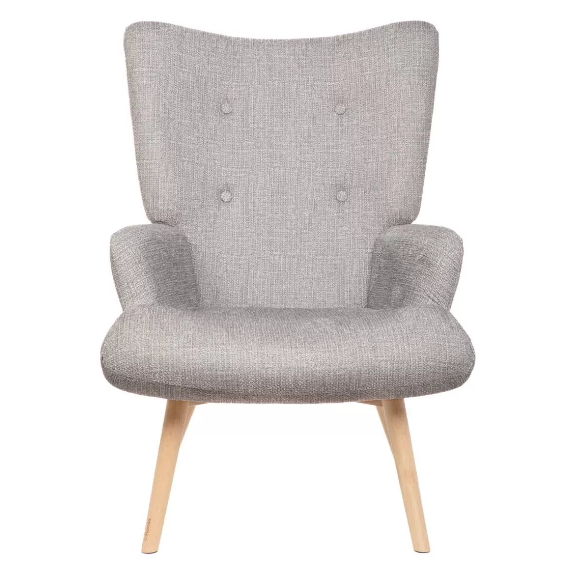 HOMLA Fotel Moss Pop W Tkaninie Ciemnobezowy 72X73X96Cm