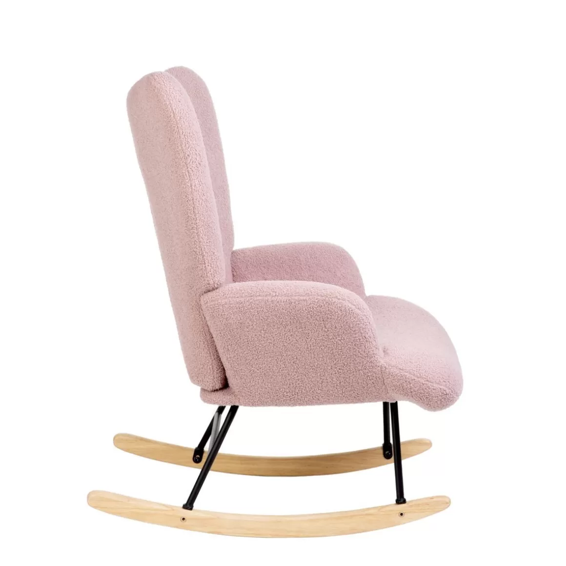 fotel_moss_teddy_boucle_bujany_rozowy_w_tkaninie_teddy_boucle_xx_cm_3.webp HOMLA Fotel Moss Teddy Boucle Bujany Rozowy W Tkaninie Teddy Boucle 72X73X92 Cm