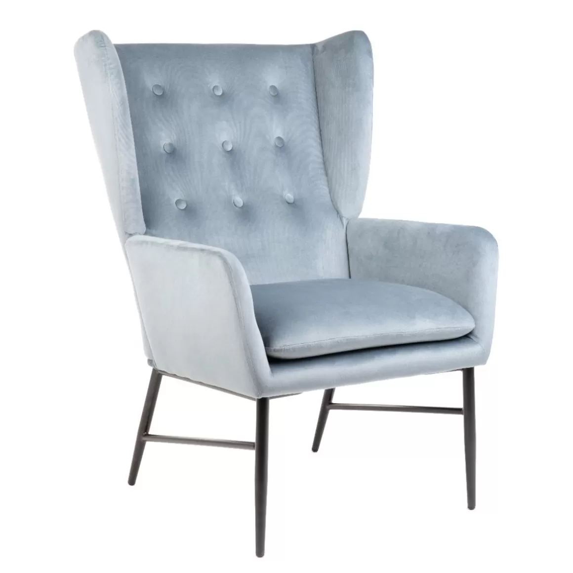 HOMLA Fotel Vinnande Niebieski 97X67X73 Cm