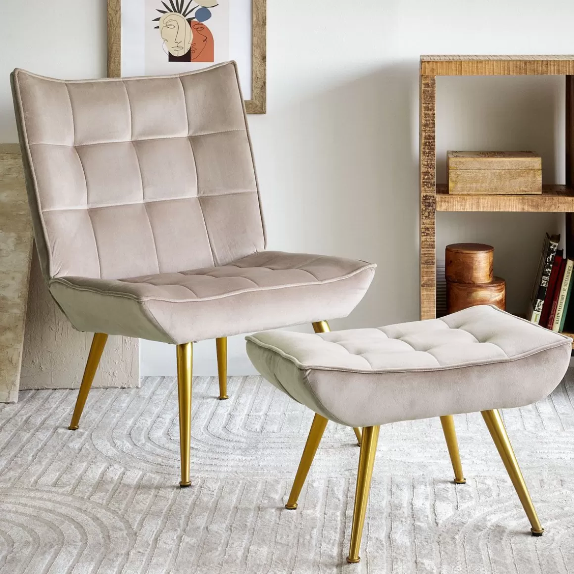 HOMLA Fotel Vinnis 96X69X82 Cm