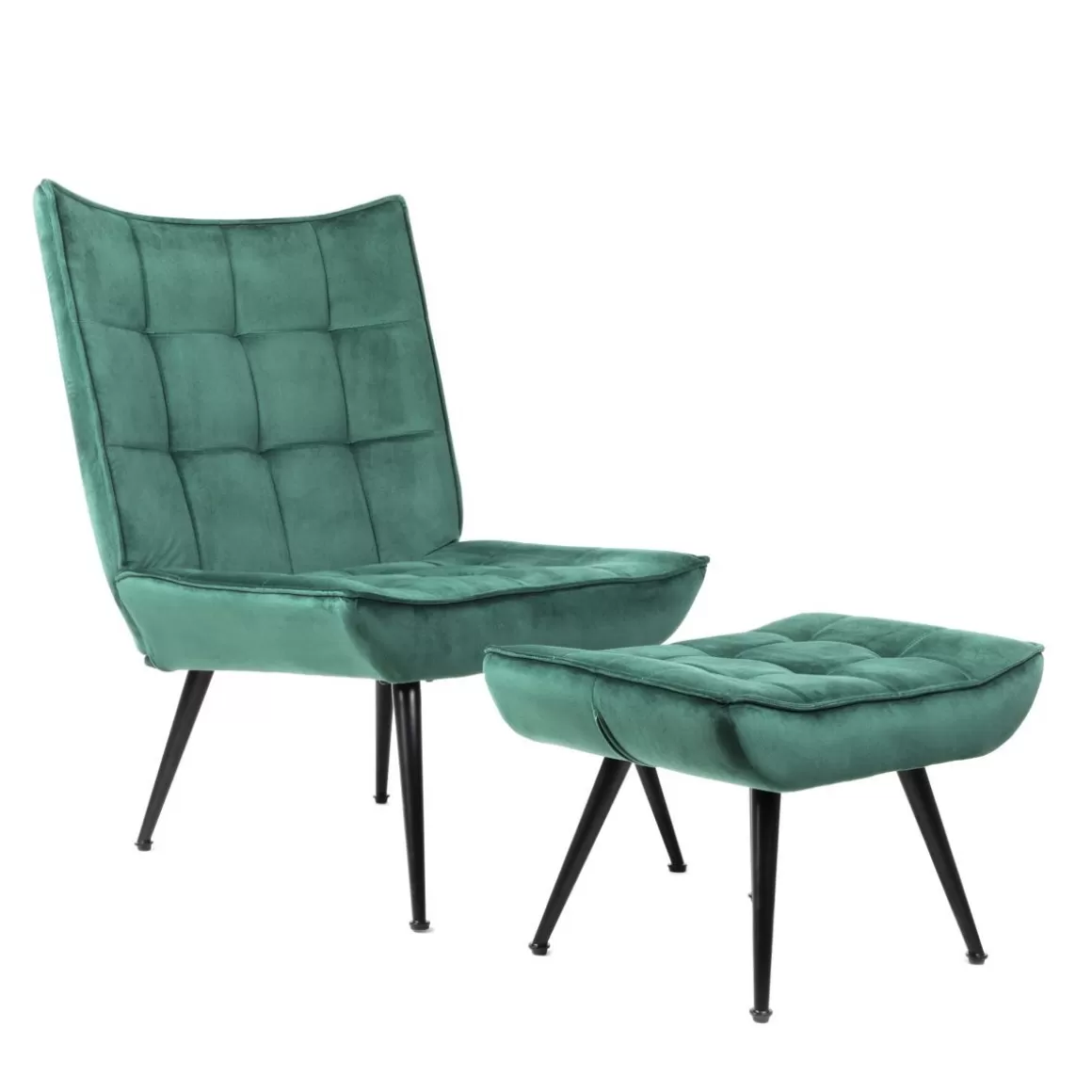 HOMLA Fotel Vinnis Zielony 96X69X82 Cm