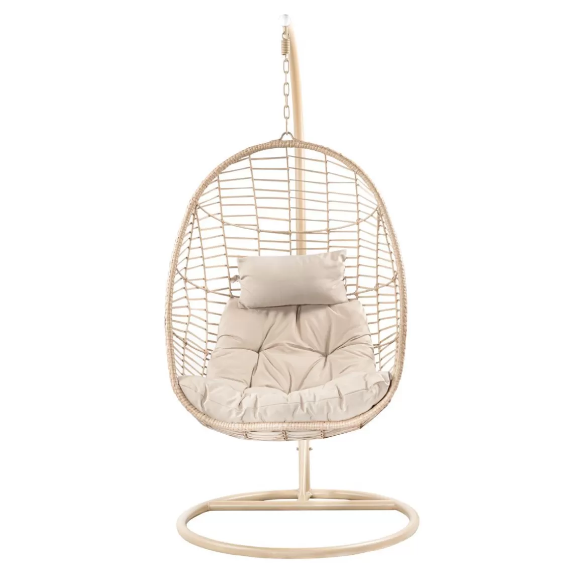 hustawka_solei_naturalna_z_poduszka_xx_cm_3.webp HOMLA Hustawka Solei Naturalna Z Poduszka 95X95X195 Cm