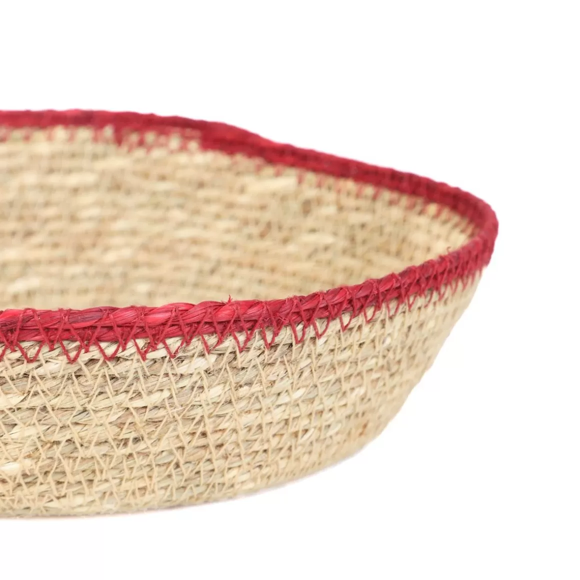 HOMLA Kosz Do Przechowywania Clary Naturalny Z Trawy Morskiej 20X20X5 Cm