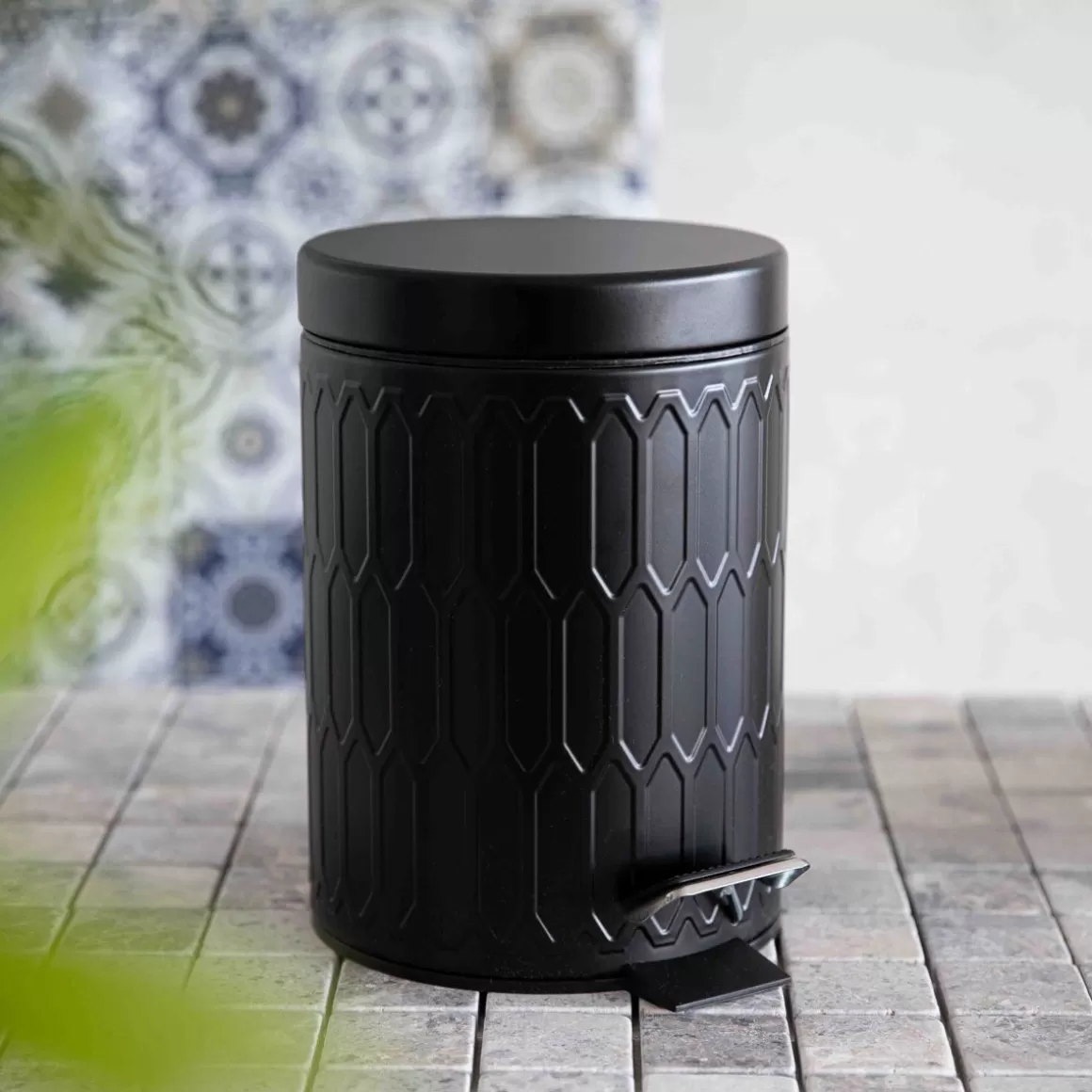 HOMLA Kosz Lazienkowy Jove Czarny 3L