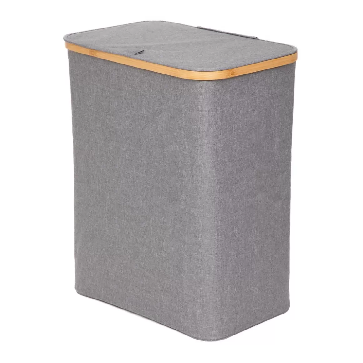 HOMLA Kosz Na Bielizne Nellie Szary 45X30X55 Cm