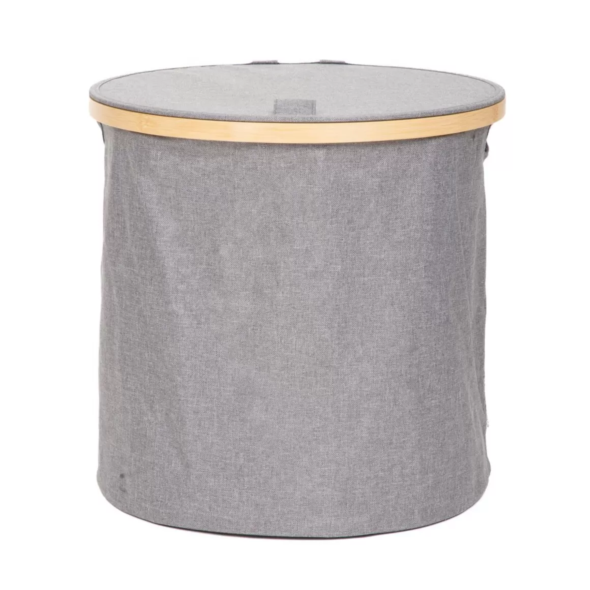 HOMLA Kosz Na Bielizne Nellie Szary 38X38X37 Cm