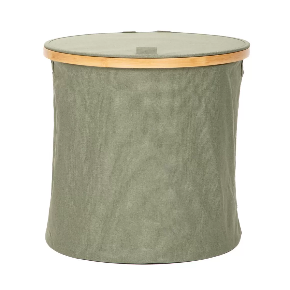 HOMLA Kosz Na Bielizne Nellie Zielony 38X38X37 Cm