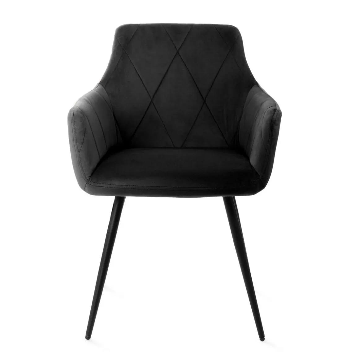 krzeslo_fellice_welurowe_czarne_xx_cm_2.webp HOMLA Krzeslo Fellice Welurowe Czarne 56X61X86 Cm