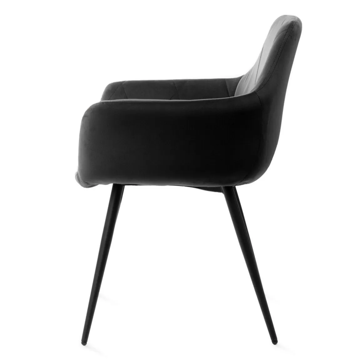 krzeslo_fellice_welurowe_czarne_xx_cm_3.webp HOMLA Krzeslo Fellice Welurowe Czarne 56X61X86 Cm