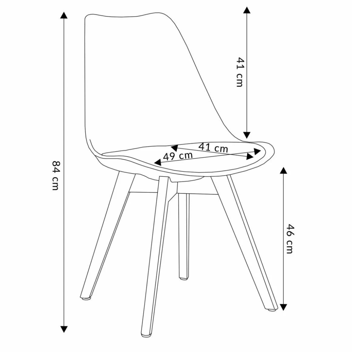 krzeslo_fisco_czarne_xx_cm_6.webp HOMLA Krzeslo Fisco Czarne 48X56X82 Cm