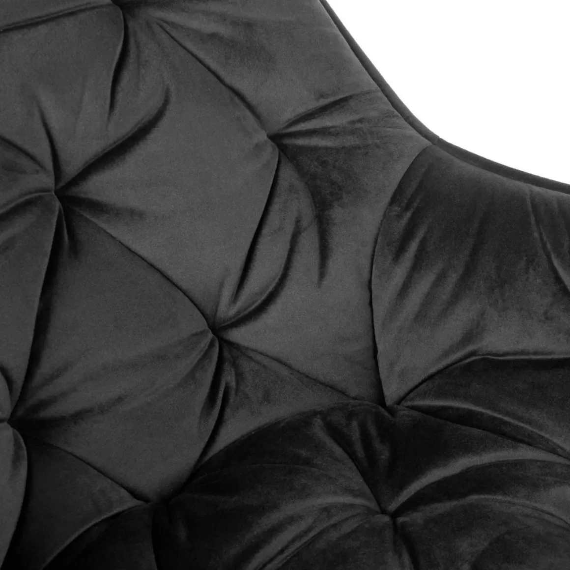 krzeslo_flossi_welurowe_czarne_xx_cm_5.webp HOMLA Krzeslo Flossi Welurowe Czarne 57X63X84 Cm