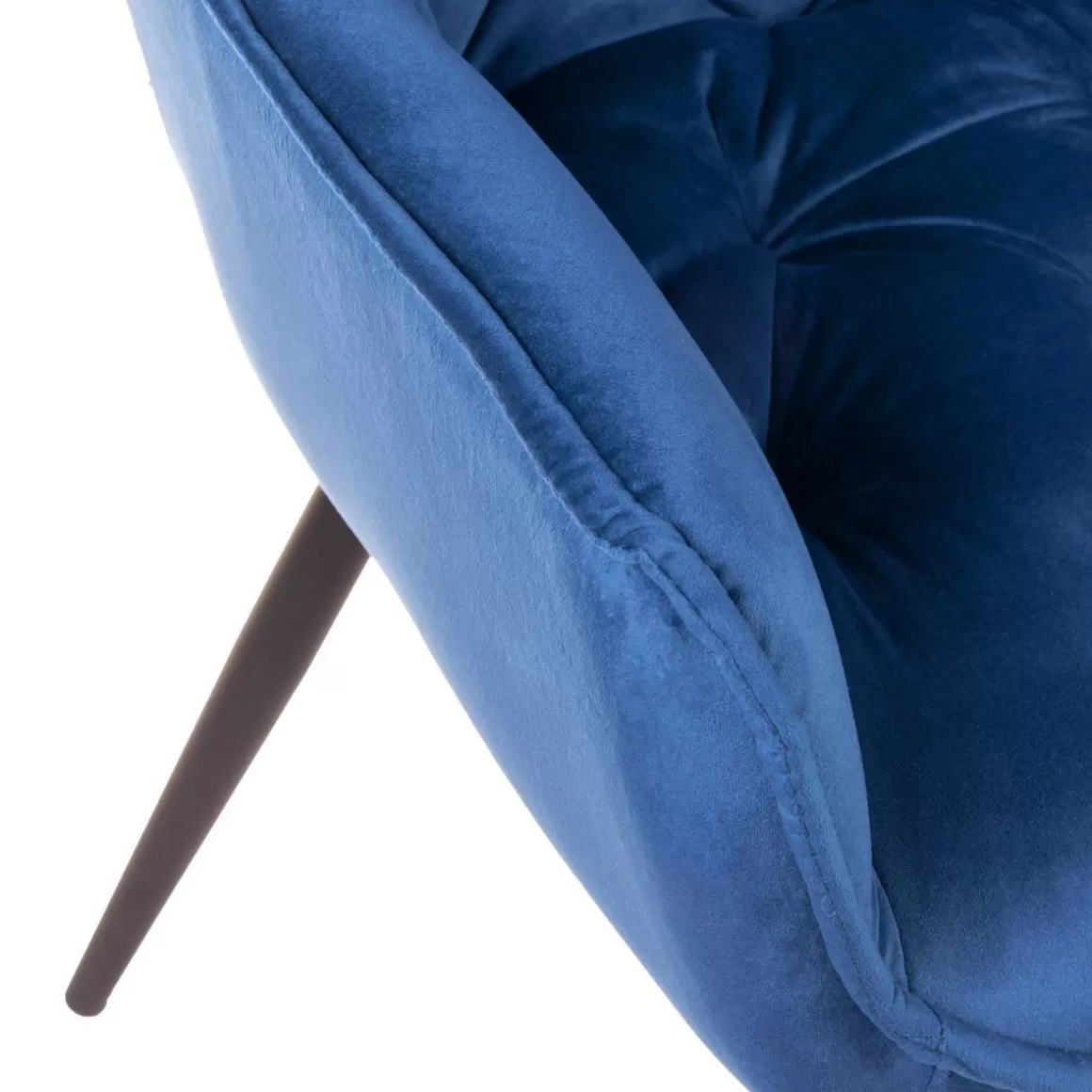 krzeslo_flossi_welurowe_granatowe_xx_cm_6.webp HOMLA Krzeslo Flossi Welurowe Granatowe 57X63X84 Cm