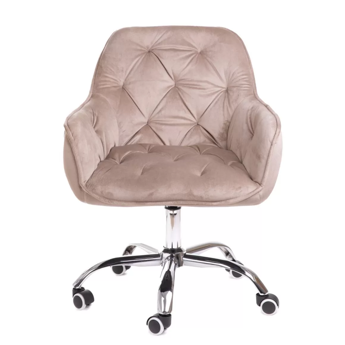 krzeslo_flossi_welurowe_obrotowe_bezowe_xx_cm_3.webp HOMLA Krzeslo Flossi Welurowe Obrotowe Bezowe 57X65X90 Cm