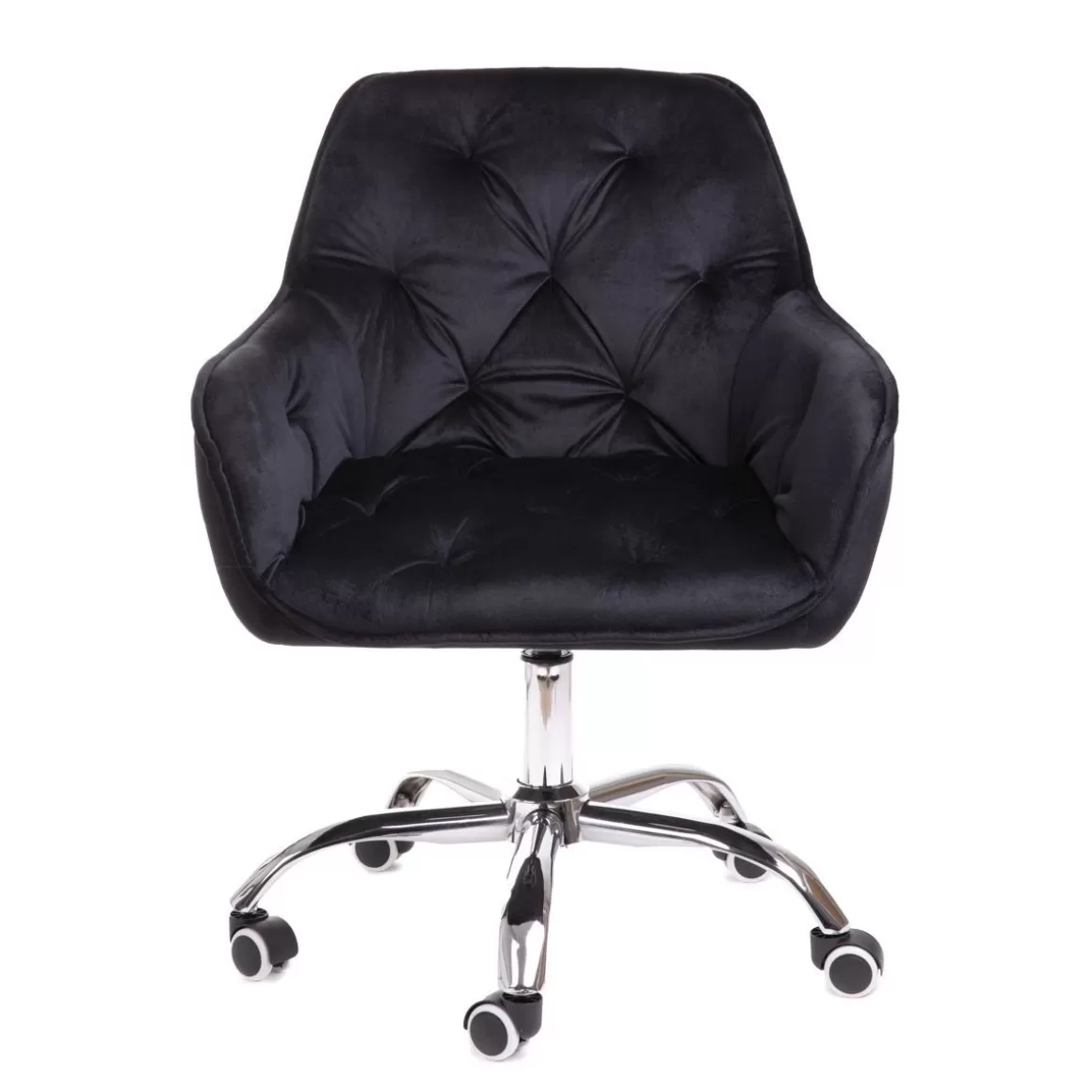 krzeslo_flossi_welurowe_obrotowe_czarne_xx_cm_2.webp HOMLA Krzeslo Flossi Welurowe Obrotowe Czarne 57X65X90 Cm