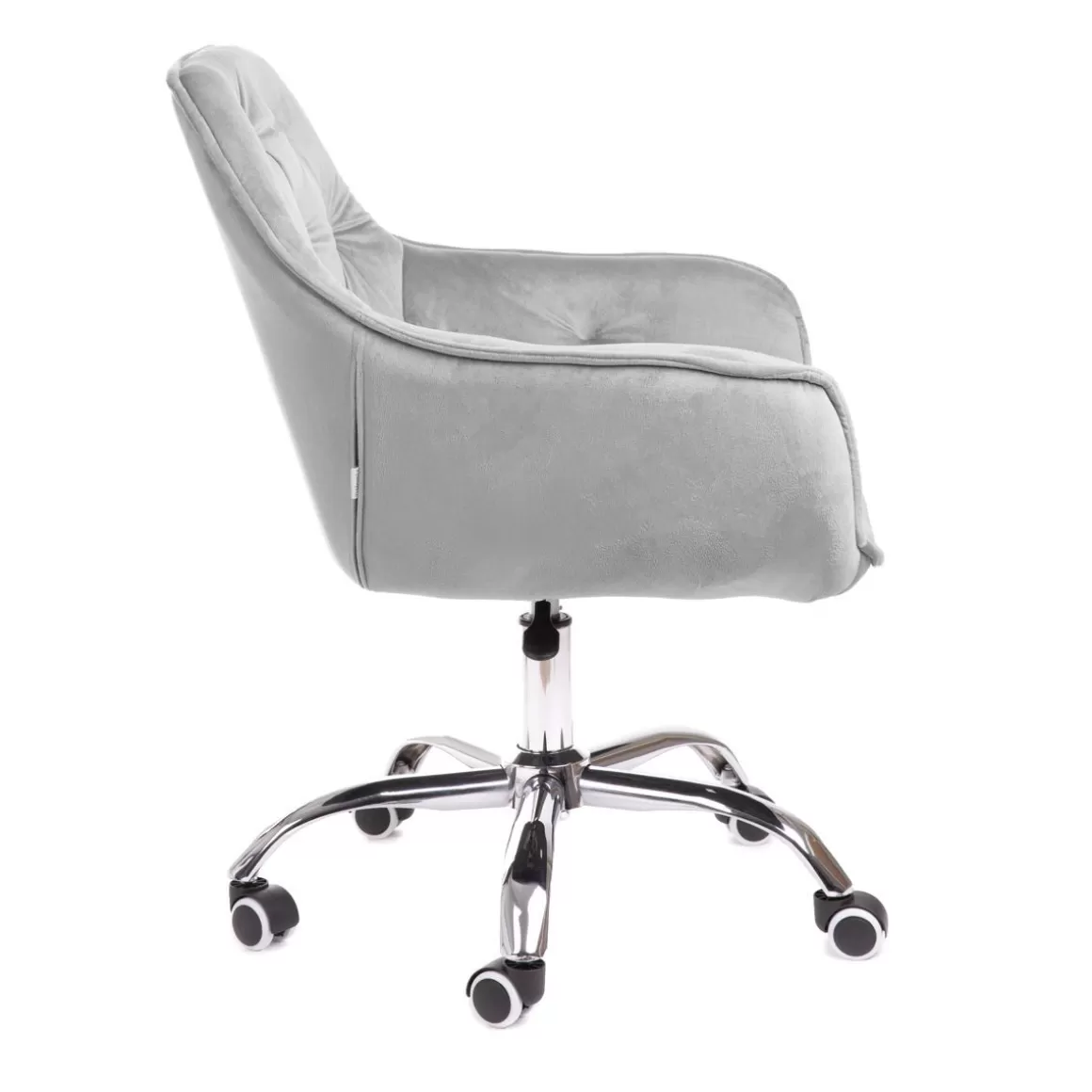 krzeslo_flossi_welurowe_obrotowe_szare_xx_cm_3.webp HOMLA Krzeslo Flossi Welurowe Obrotowe Szare 57X65X90 Cm