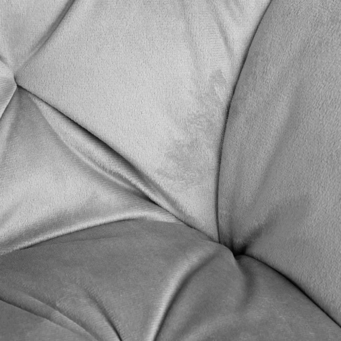 krzeslo_flossi_welurowe_obrotowe_szare_xx_cm_5.webp HOMLA Krzeslo Flossi Welurowe Obrotowe Szare 57X65X90 Cm