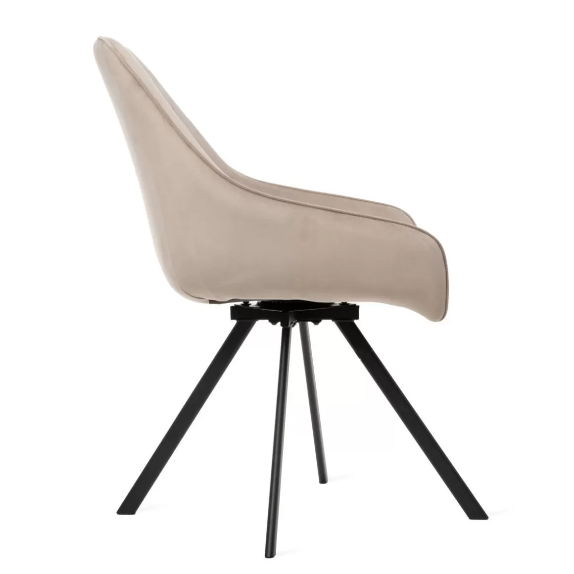 krzeslo_laurent_obrotowe_welurowe_czarne_xx_cm_sh_cm_3.webp HOMLA Krzeslo Laurent Obrotowe Welurowe Czarne 54X55X85 Cm, Sh: 50Cm