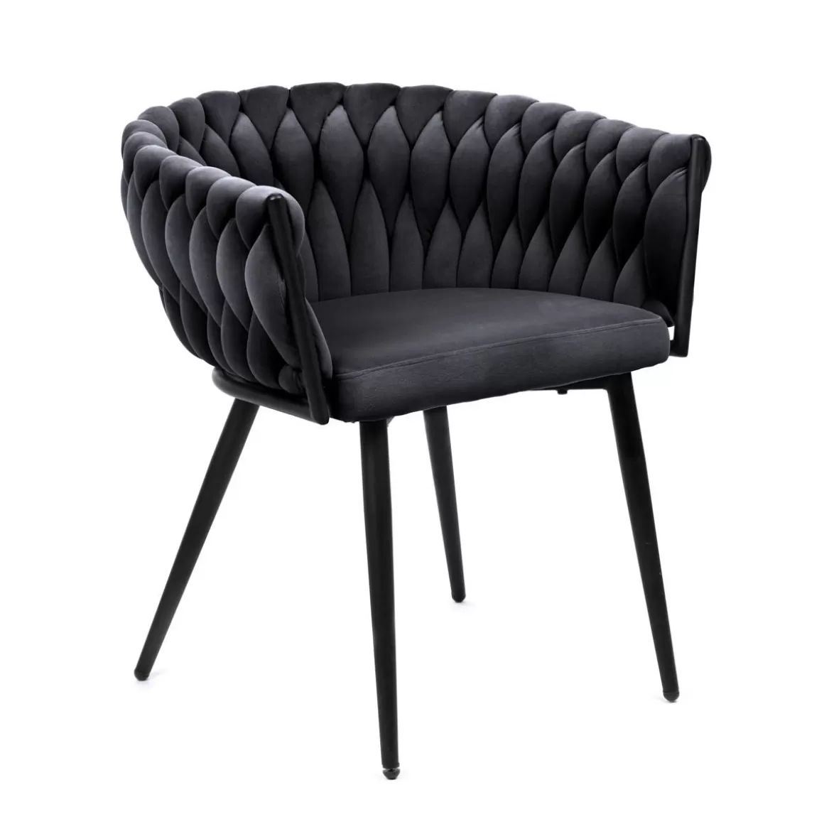 HOMLA Krzeslo Prinssi New Czarne 60X60X79 Cm