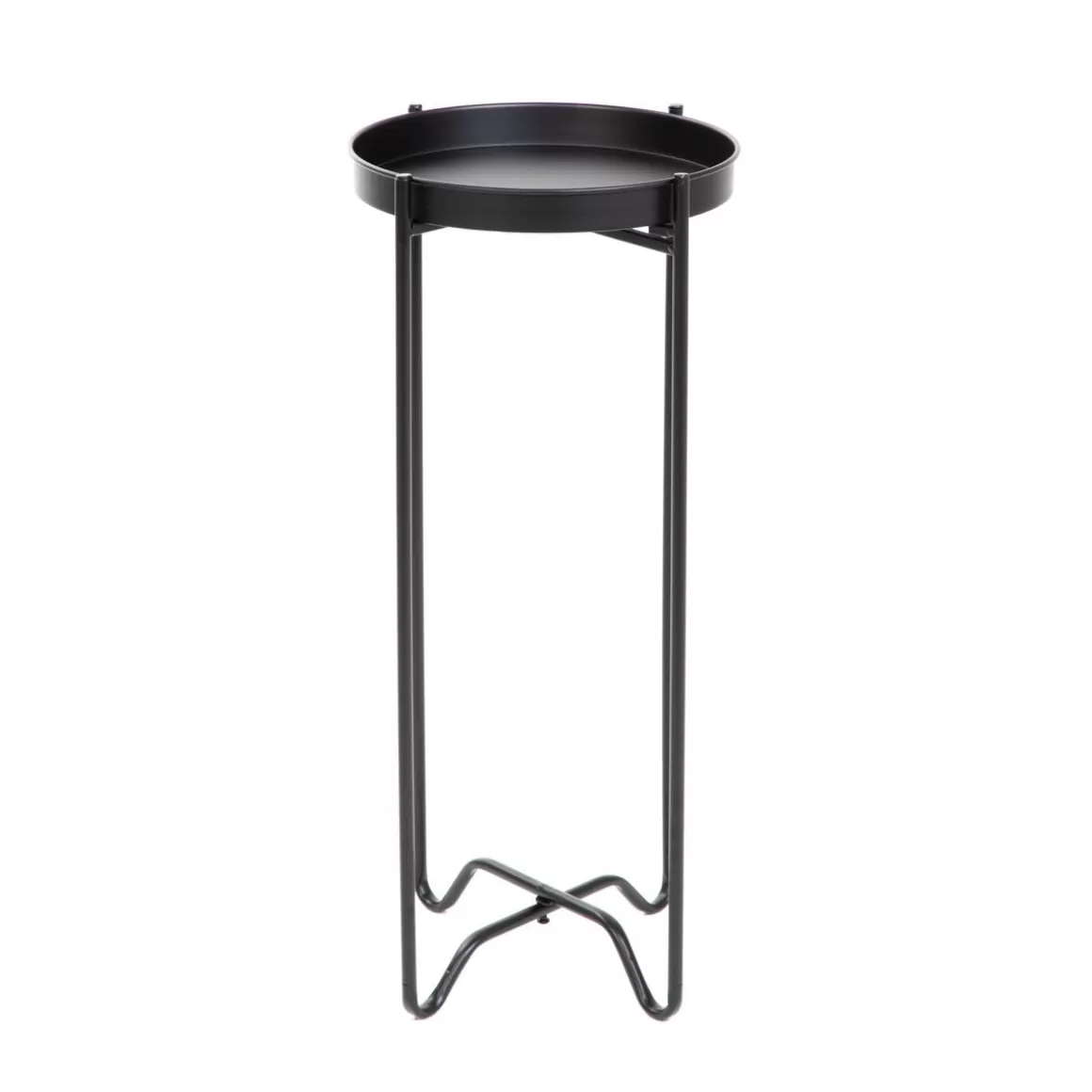 HOMLA Kwietnik Roh Jednopoziomowy Czarny 25,5X58 Cm