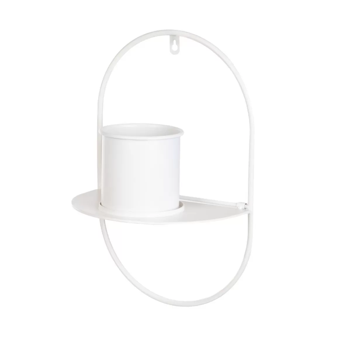 HOMLA Kwietnik Roh Wiszacy Ecru 26X16X40 Cm