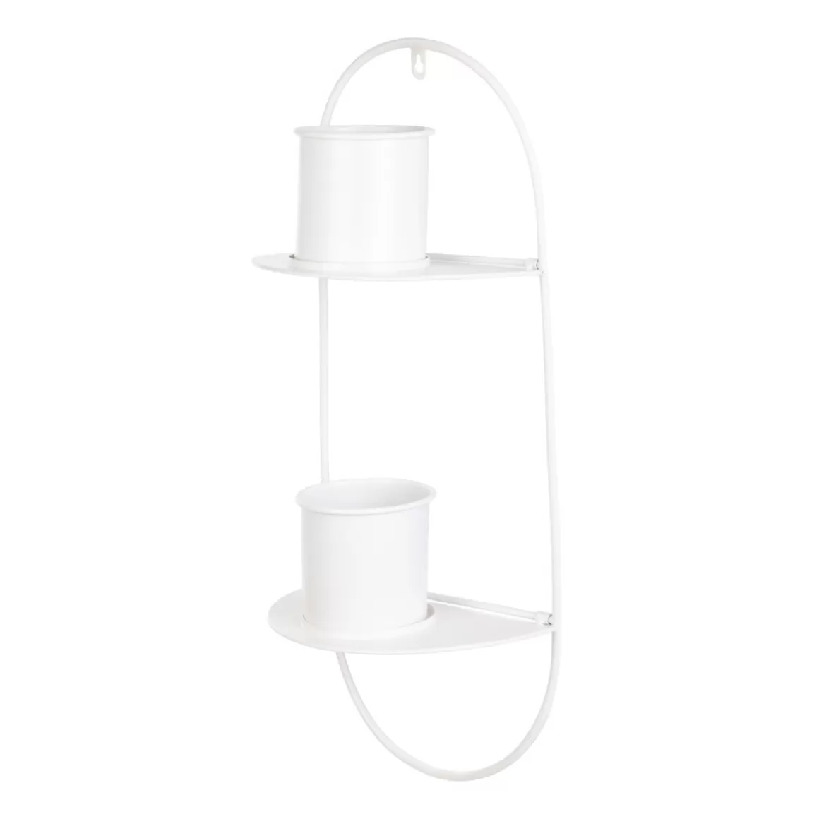 HOMLA Kwietnik Roh Wiszacy Ecru 26X16X65 Cm