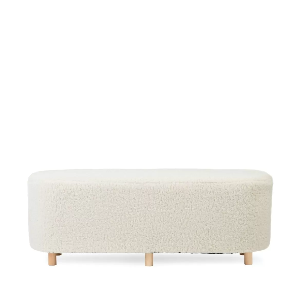 lawka_elsa_bezowa_w_tkaninie_teddy_xx_cm_2.webp HOMLA Lawka Elsa Bezowa W Tkaninie Teddy 120X40X44 Cm