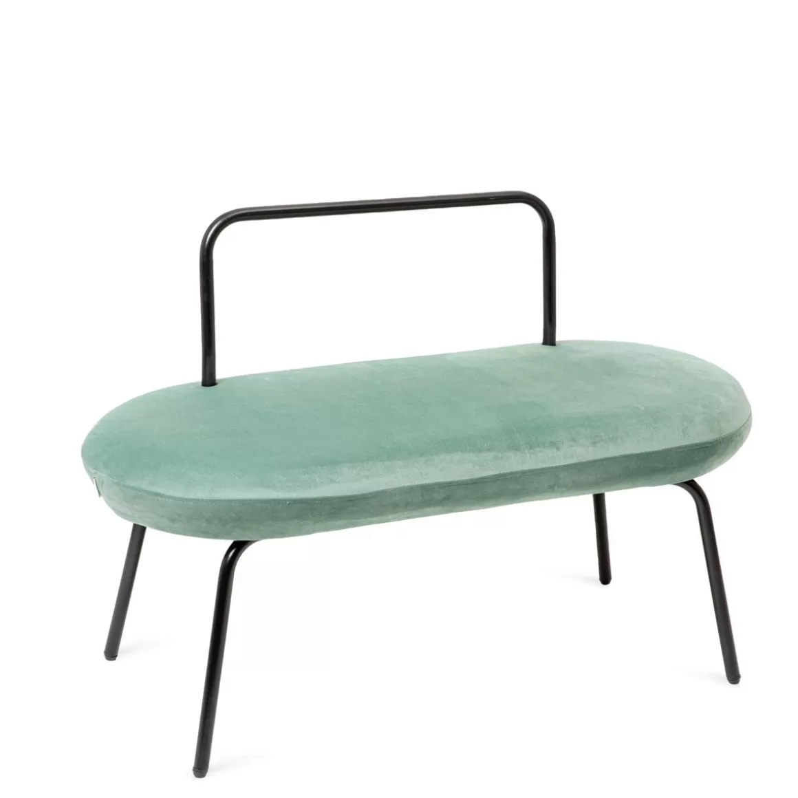 HOMLA Lawka Ina Welurowa Mietowa 95X45X61 Cm