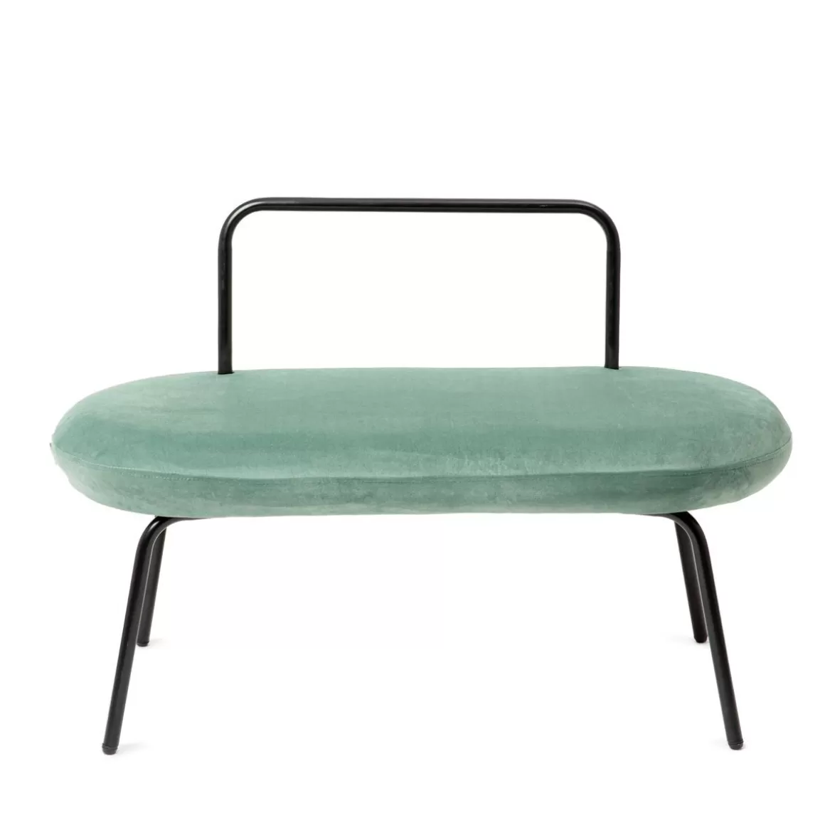 lawka_ina_welurowa_mietowa_xx_cm_2.webp HOMLA Lawka Ina Welurowa Mietowa 95X45X61 Cm