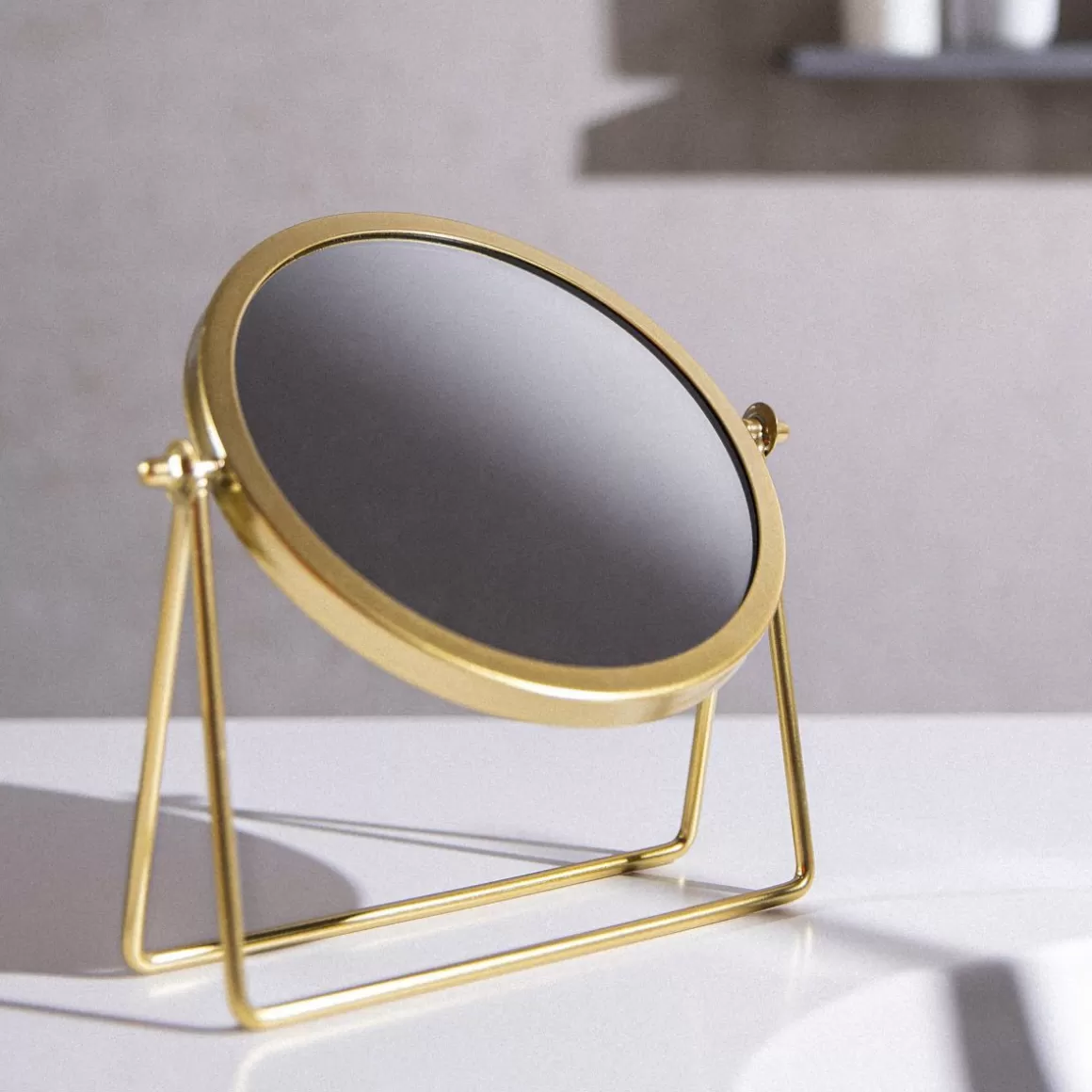 HOMLA Lusterko Espello Zlote 21X21X18 Cm