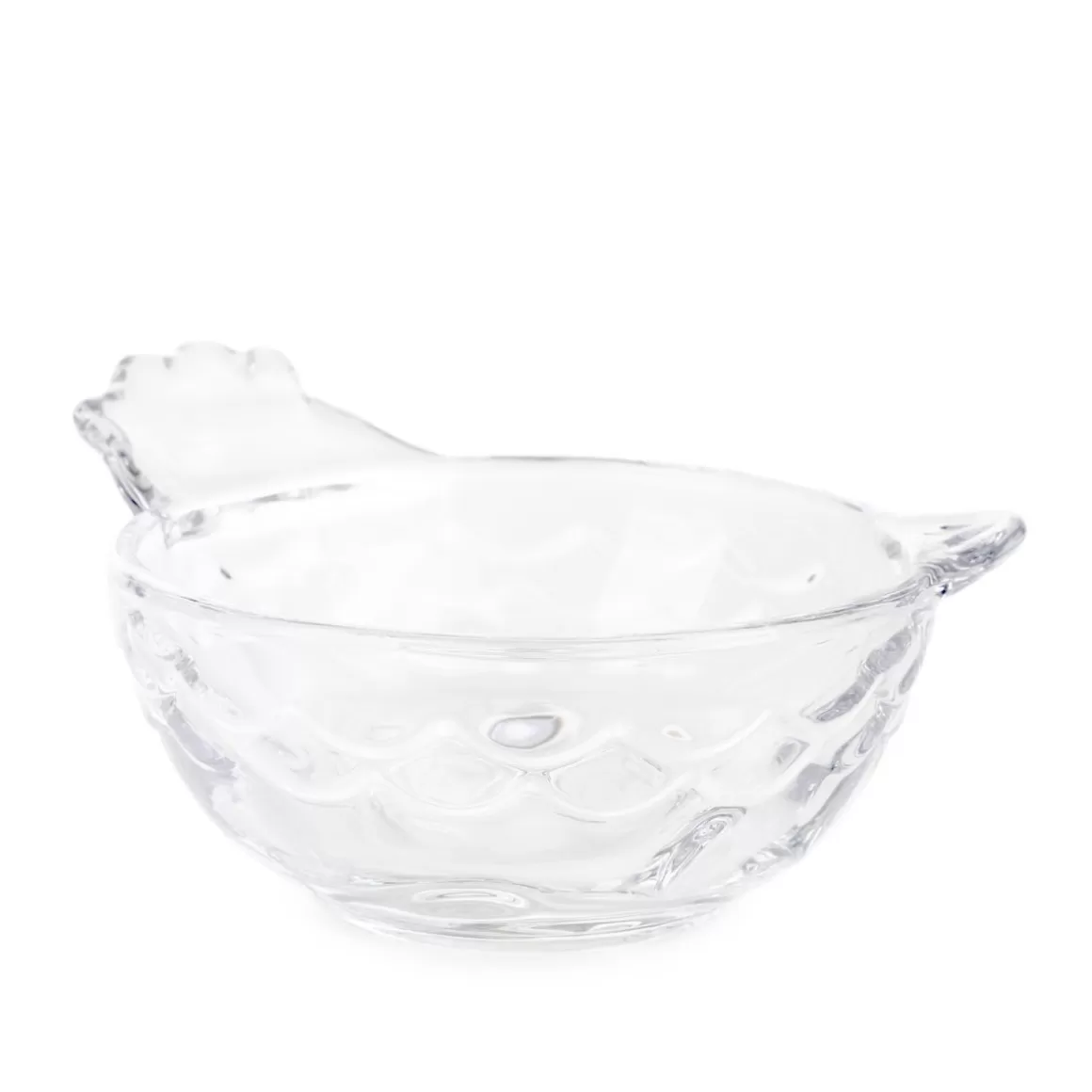 HOMLA Miska Fabero Szklana Kura 11X14X7 Cm