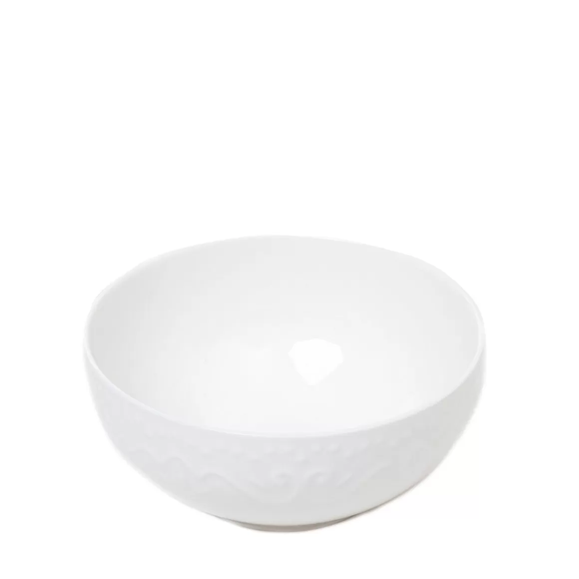 HOMLA Miska Sylia Biala Z Ornamentem 15 Cm