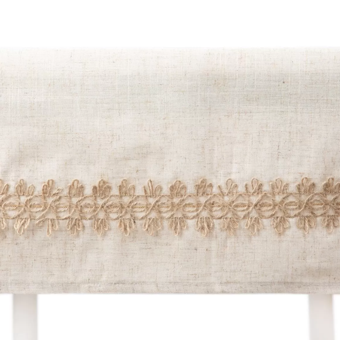 HOMLA Obrus Lintilo Z Jutowa Aplikacja 130X180 Cm