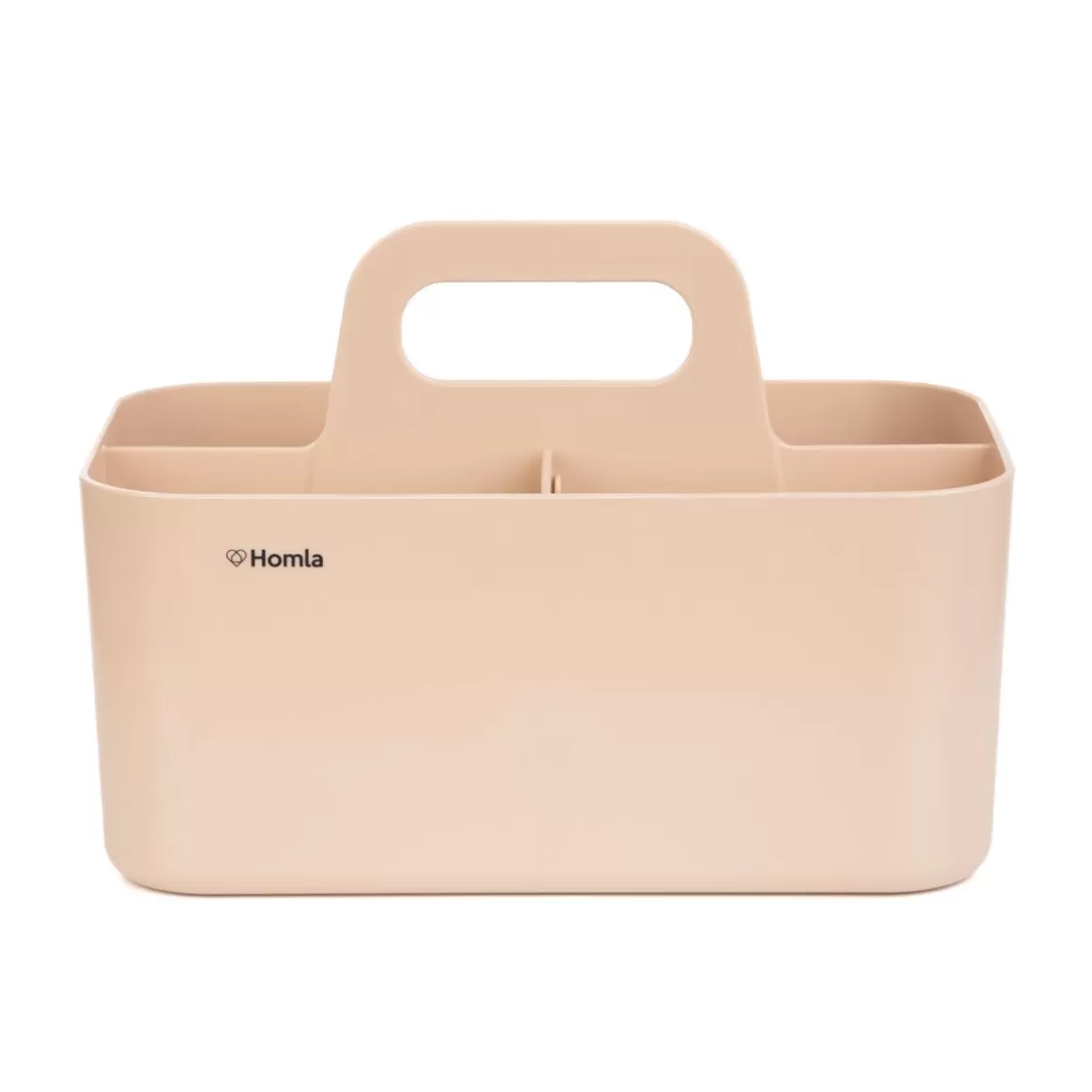 HOMLA Organizer Delyth Plastikowy Rozowy Duzy 25X15,5X17 Cm