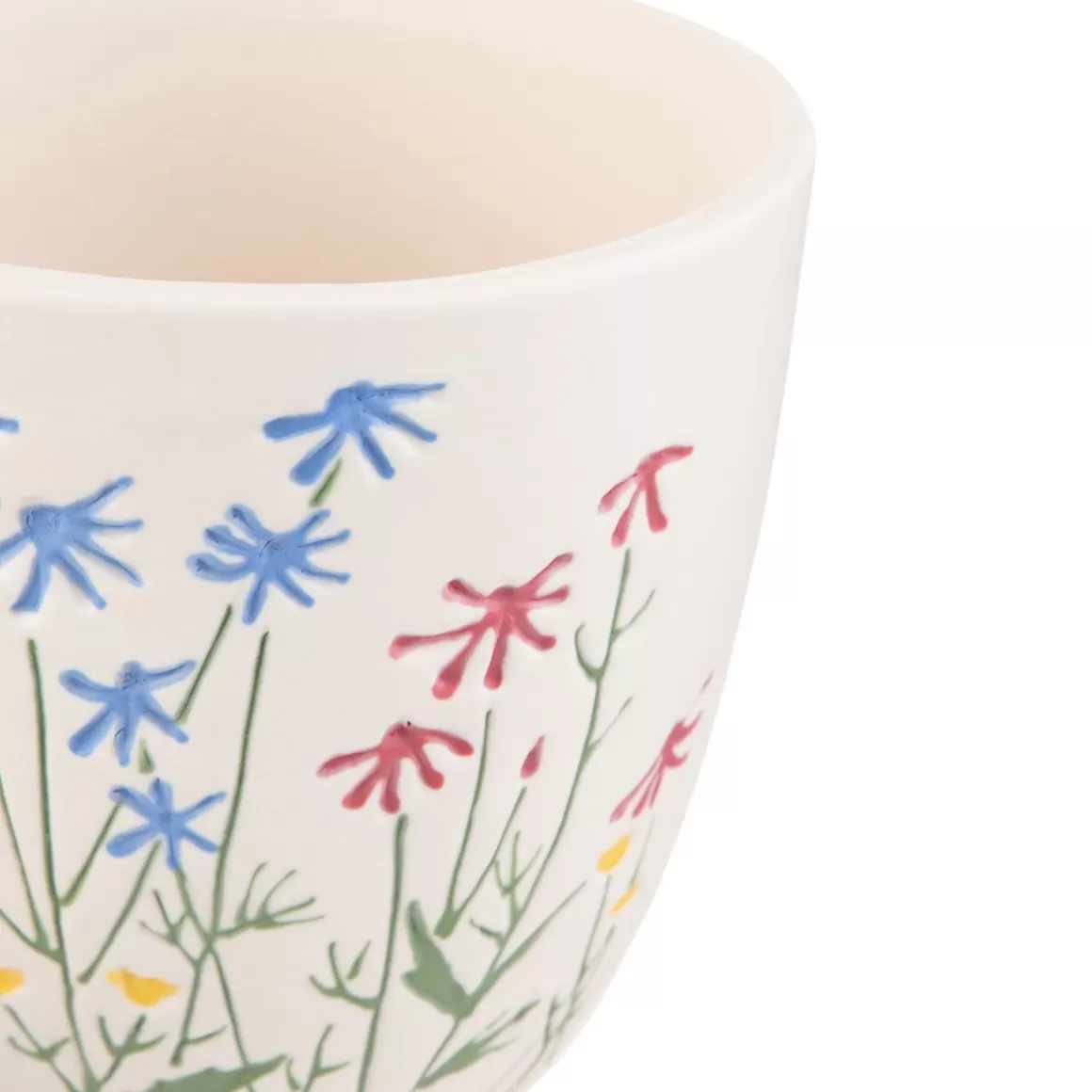 HOMLA Oslonka Na Doniczke Meadow W Kolorowe Kwiaty 13X12X11 Cm