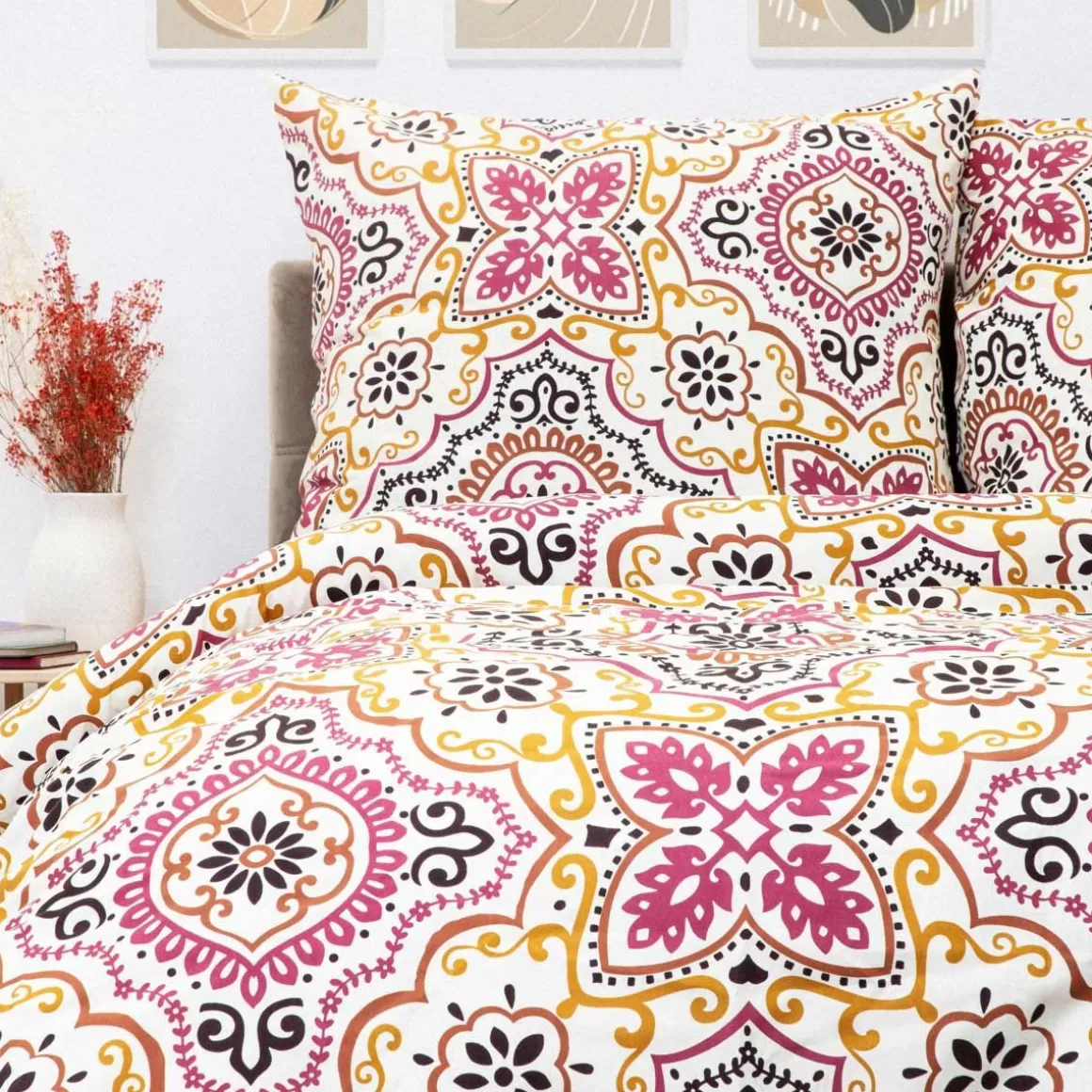 HOMLA Pościel Francesca Z Mikrofibry Wzor 200X220 Cm