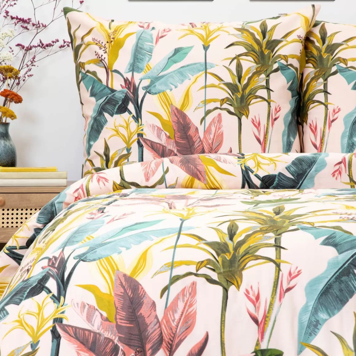 HOMLA Pościel Lizardo Satynowa Wielokolorowa 160X200 Cm