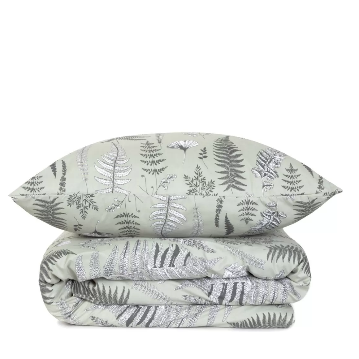 HOMLA Pościel Milie Z Mikrofibry Zielolna W Liscie Paproci 200X220 Cm
