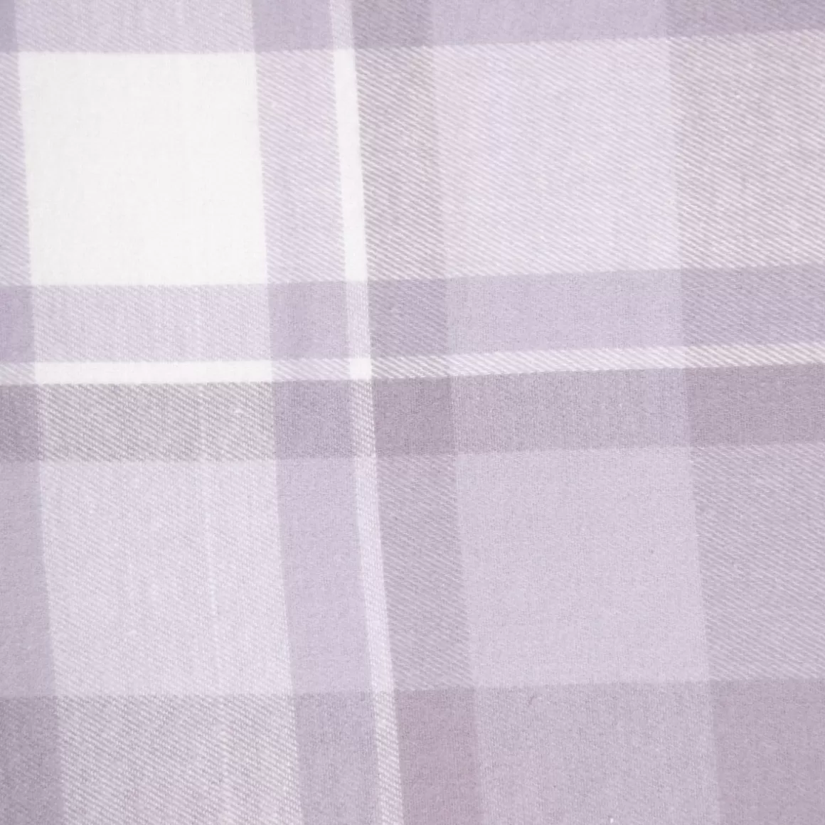 HOMLA Pościel Vella Flanelowa W Szara Krate 160X200 Cm + 1 X 50X60 Cm