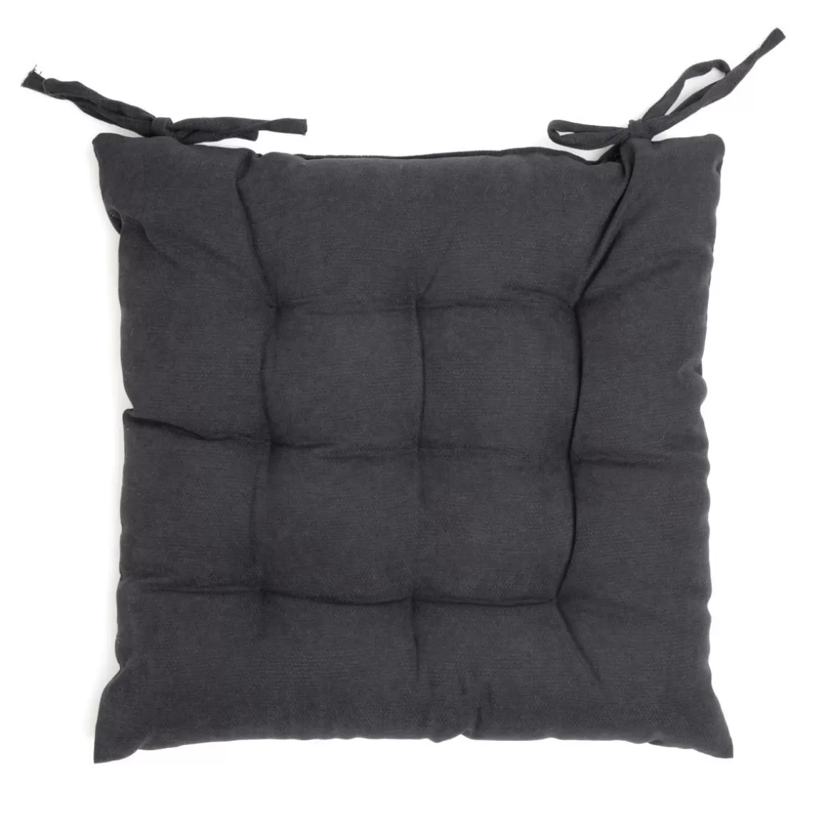 HOMLA Poduszka Na Krzeslo Asam Czarna Pikowana 40X40