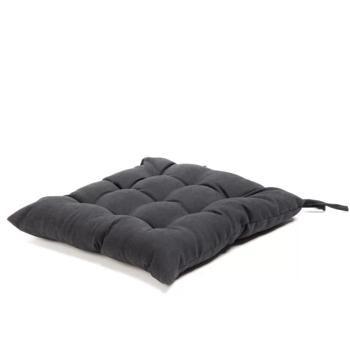 HOMLA Poduszka Na Krzeslo Asam Czarna Pikowana 40X40