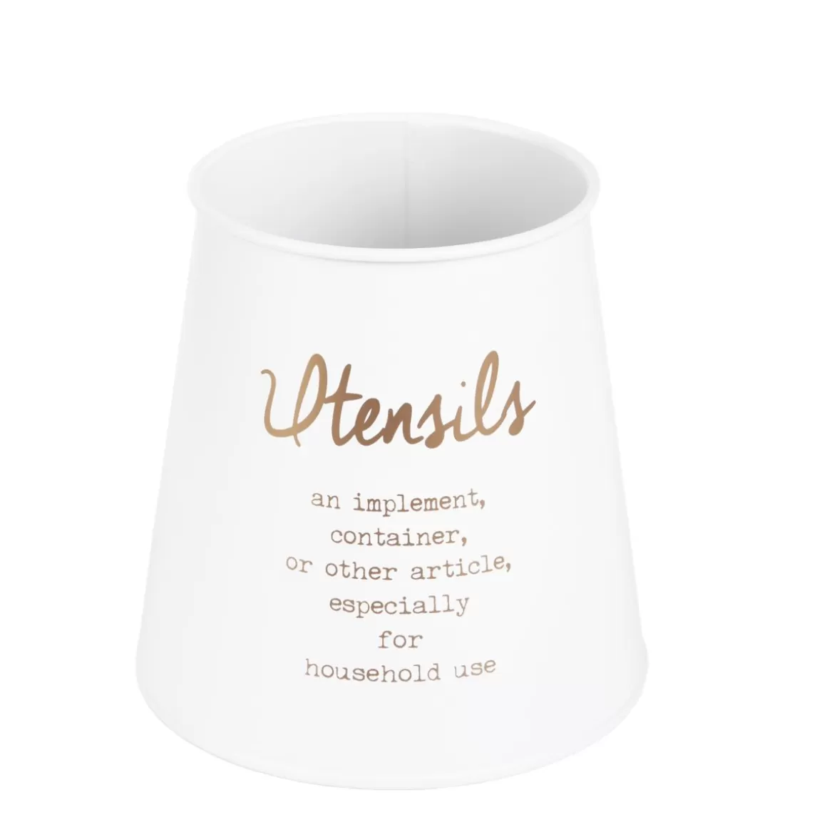 HOMLA Pojemnik Escille Na Sztućce Bialy 14X14 Cm