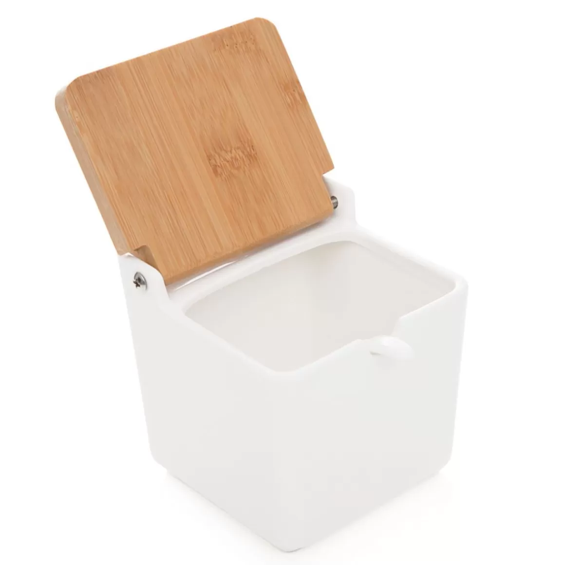 pojemnik_fincan_porcelanowy_z_lyzeczka_xx_cm_2.webp HOMLA Pojemnik Fincan Porcelanowy Z Lyzeczka 10X10X10 Cm