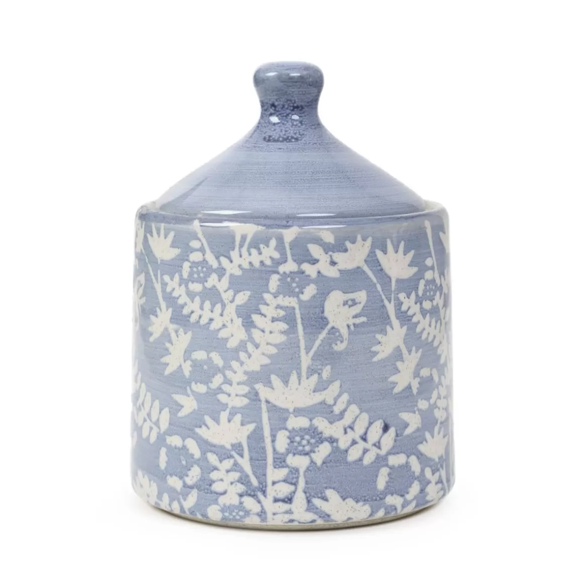 HOMLA Pojemnik Mirabel Niebieski We Wzory 10X14 Cm