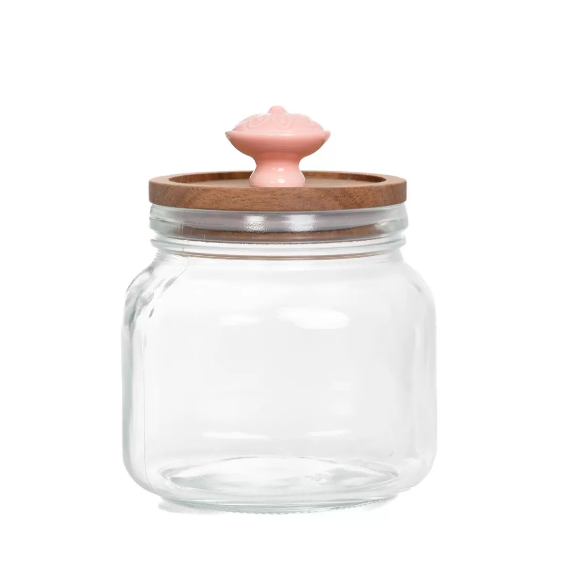 HOMLA Pojemnik Nobu Z Ozdobna Rozowa Galka 0,75 L